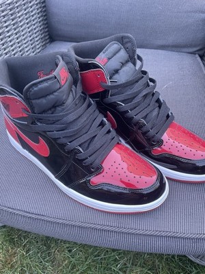 Air Jordan 1 Retro OG High Patent Bred US 11,5/ EU 45,5