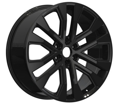 22'' Gloss Black 10619 XLT Replica OE Wheels fits 2004 2026 Ford F150 6x135 +44
