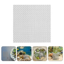 25 Pcs Fish Tank Accessories Wire Mesh Aquarium Fixed Pad Bendable Moss Net