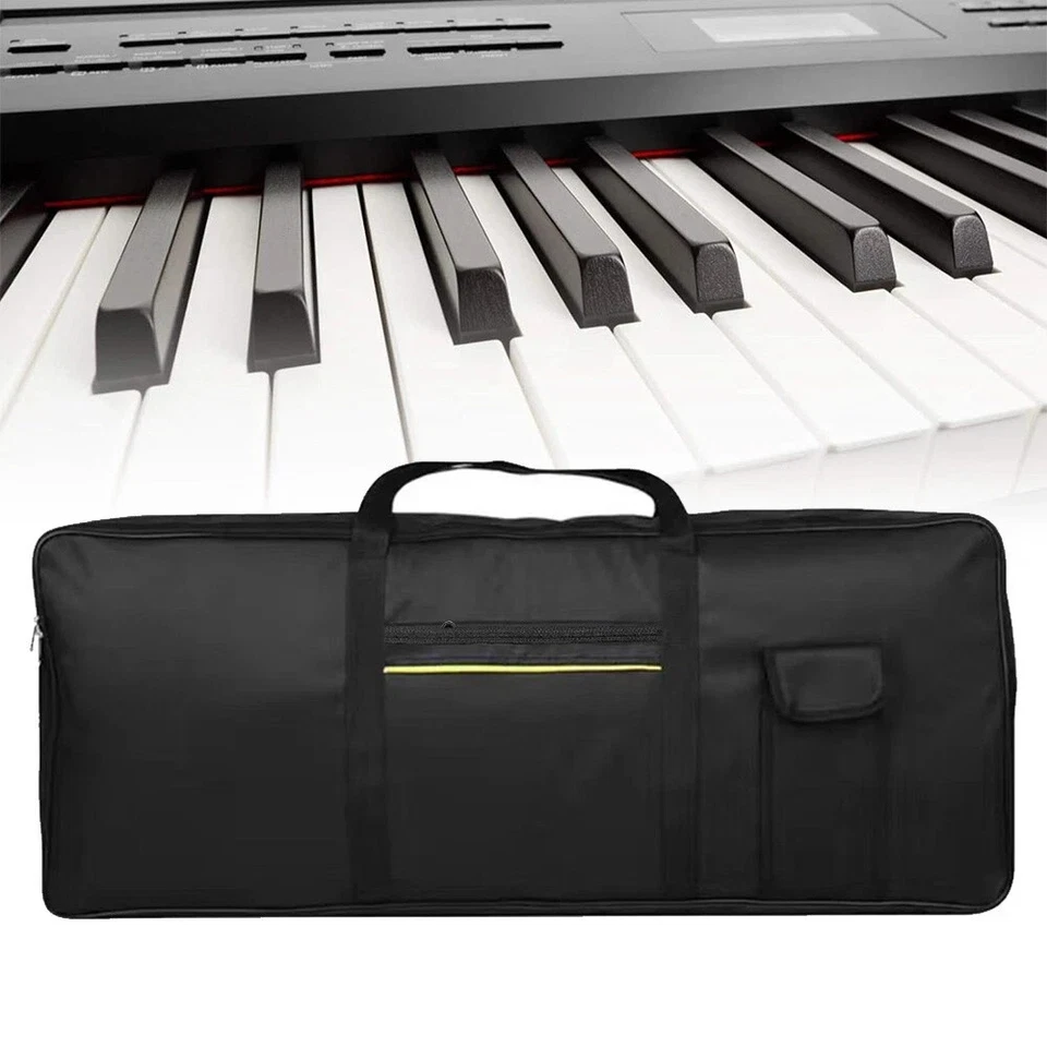 Tragbare 61-Tasten Keyboard Tragetasche E-Piano Abdeckung gepolsterte Tasche Gig Bags - Bild 3 von 4