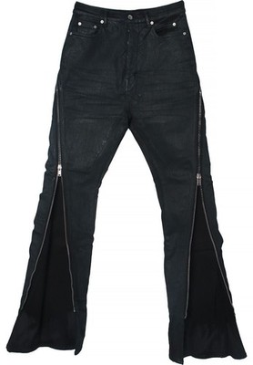 Rick Owens BOLAN BANANA Wachs Stretch Denim 118671043