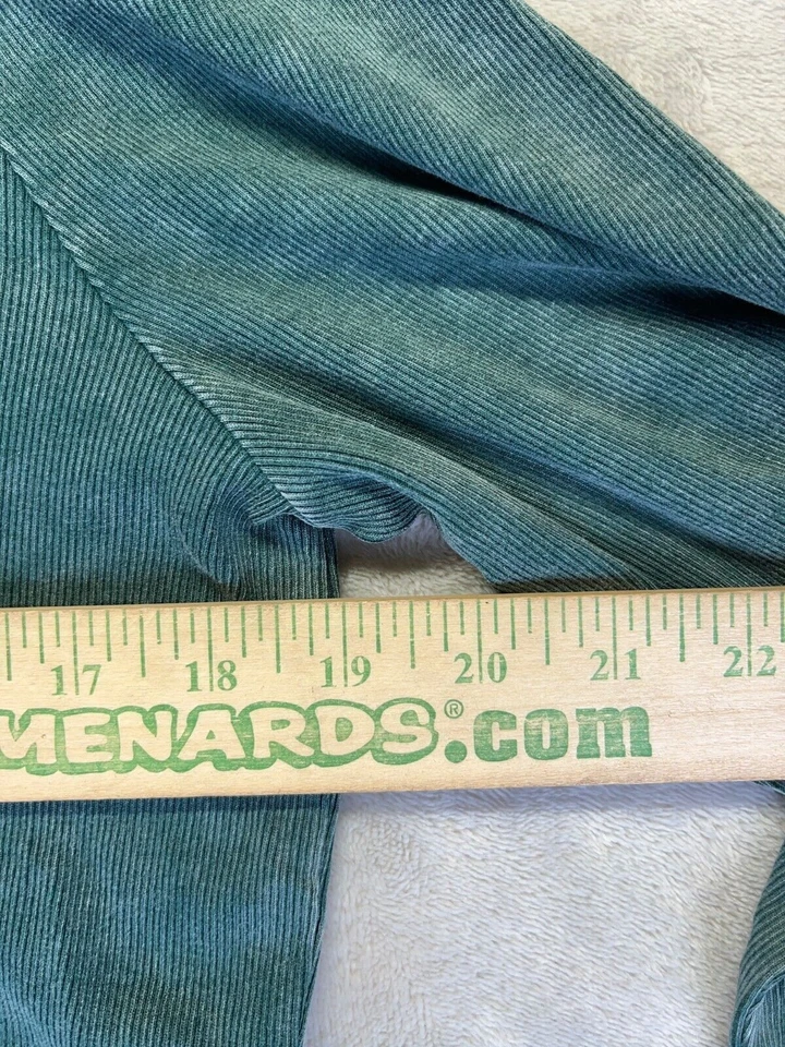 Torrid 钩针编织女式 2 码植物园莫代尔罗纹圆领长袖 — 第 4/4 张图片