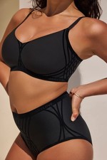 Honeylove Silhouette Bra Small black NO PADS new