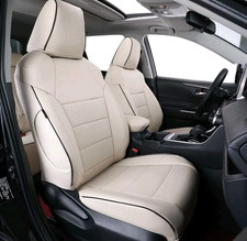 Seat Covers for Toyota RAV4 2019-2025 Full Set, 5 Seats, 10 Pieces Faux Leather