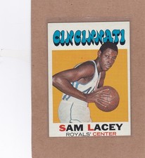 1971-72 TOPPS BASKETBALL SAM LACEY ROOKIE #57 ROYALS EX+ *A42427