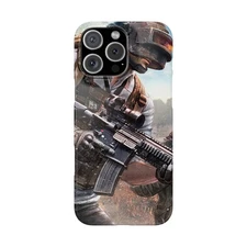 Premium PUBG Phone Cover,  Army Slim Phone Case, Gaming Accessories, War Zone