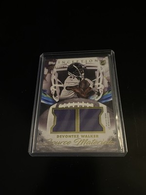 Devontez Walker 2024 Topps Inception Source Materials Relic Card /150 RC
