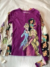 Disney Princess Girls 2 Piece Pajama Shirt Size 6