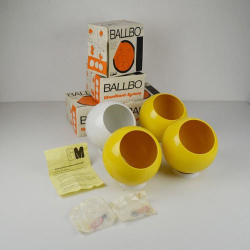 4 X Teproh Ballbo - Vintage Ball - Plastic - Wall Board System