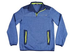 Vineyard Vines Blue Men's 1/2 Zip Fleece Pullover Size - SMALL