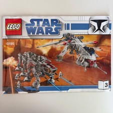 Lego Republic Dropship with At-Ot 10195 Star Wars Instructions Book 3 Only 2009
