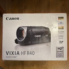 Canon VIXIA HF R40 HD Camcorder 53x Zoom Wi-Fi Tripod  Accessories Black