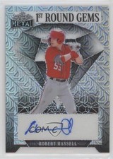 2023 Leaf Metal 1st Round Gems Silver Mojo 5/7 Robert Hassell III Auto 11b4