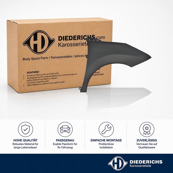 KotflÜGel Rechts Diederichs 4235406 FÜR Peugeot Fender SeitenflÜGel-image