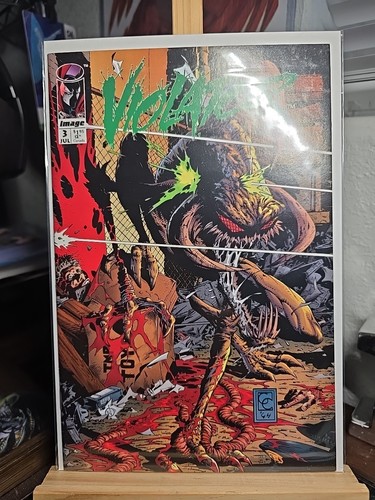 VIOLATOR 1-3 1994 & VIOLATOR 1-6 ALL SIGNED MARC ANDREYKO WITH COA'S & VARIANTS - Picture 4 of 16