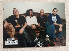 System Of A Down / Red Hot Chili Peppers - Double Sided Kerrang Poster - RARE