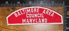 Baltimore Area Council Vintage Boy Scout RWS ...