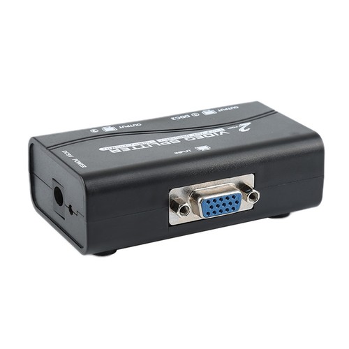 1 PC to 2 Monitor with USB cable Video Splitter VGA Splitter Adapter Duplicator - Picture 6 of 7