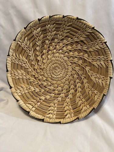 Papago Indian Basket Beargrass Yucca Cactus Tohono O’Odham Arizona