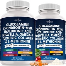 Glucosamine Chondroitin, MSM, Turmeric Curcum...