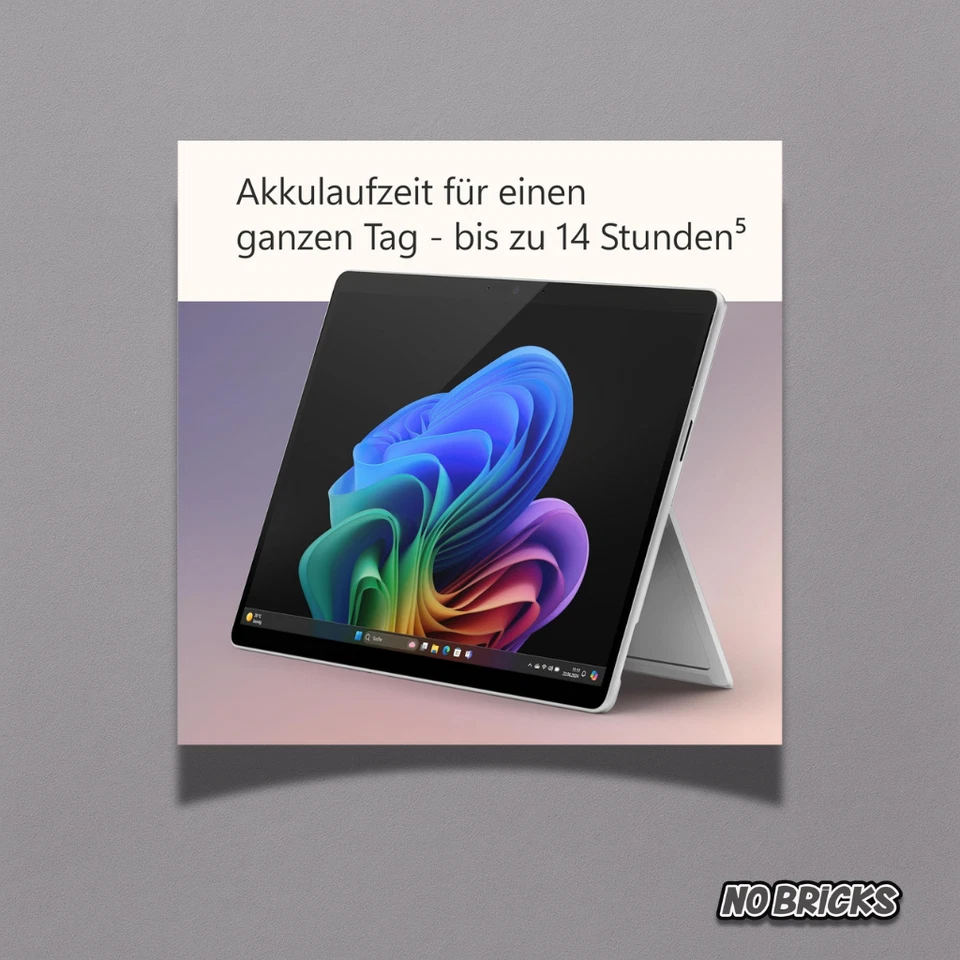 Microsoft Surface Pro 11th Edition – 256 GB – 16 GB RAM – Platinum – Neu & OVP✅ - Bild 2 von 4