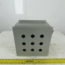 Wiegmann B121206CHWW Steel Wall Mount Electrical Enclosure 12"x12"x6"