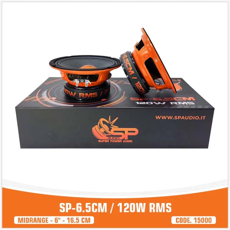 2 SP AUDIO SP6.5CM midrange da 16,5 cm 120 watt rsm portiere sportelli auto car - Immagine 2 di 4