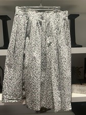 Vintage Midi Pleated Aline Skirt Floral Retro 70s