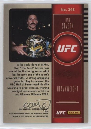 2023 Panini Chronicles UFC Legacy Premium Edition Dan Severn #348 - Picture 2 of 4