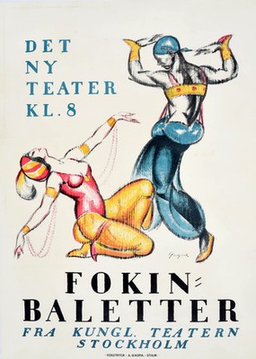 Fokine Ballets Russe Bakst Scheherazade Stockholm Opera