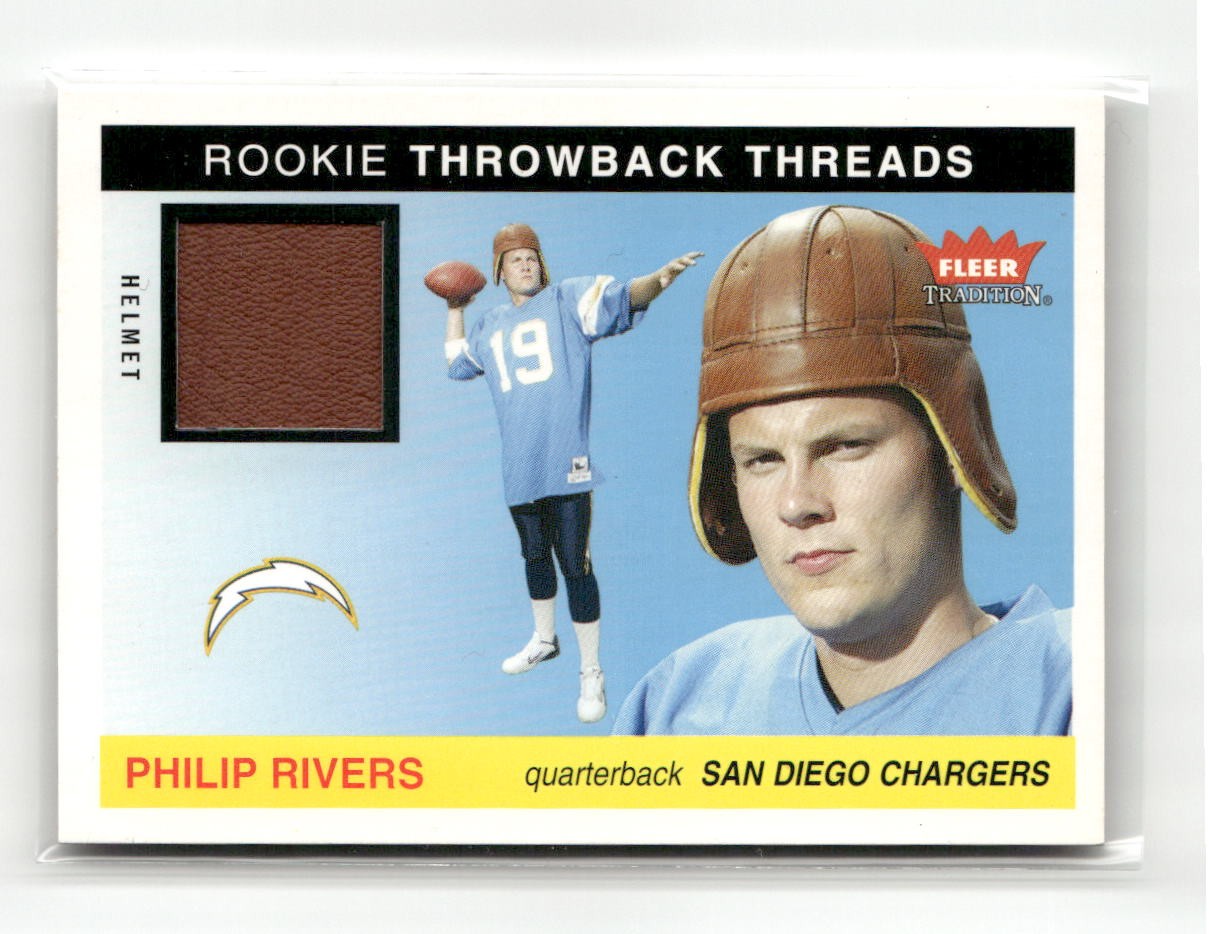 Philip Rivers Tradition Tradition of Excellence #TTPR Rke.Throwback Thrds-Jersey/Helmet