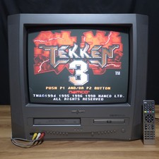 BrokSonic 20" SC-20145 VCR Combo Stereo CRT TV with Remote