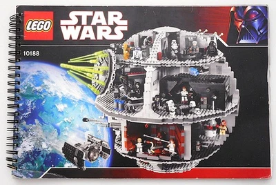 LEGO STAR WARS 10188 "Death Star" Spiral Bound INSTRUCTION MANUAL ONLY Complete - Image 1 of 4