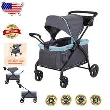 Expedition LTE 2-in-1 Stroller Wagon Desert Blue  2-Seater  4 Cup Holders ...