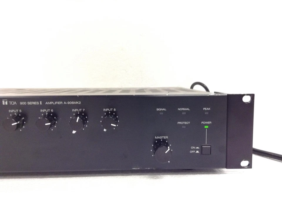 TOA 900 Series II A-906MK2 8-Channel Modular Mixer Power Amplifier 60w, WORKING - Image 4 of 4