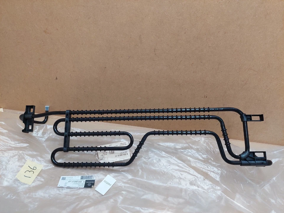 Mercedes W204 Power Steering Fluid Cooler A2044600143 Genuine NEW - Image 2 of 4