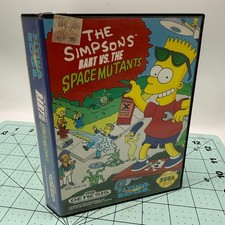Simpsons: Bart vs. The Space Mutants Genesis Authentic Tested with case & manual