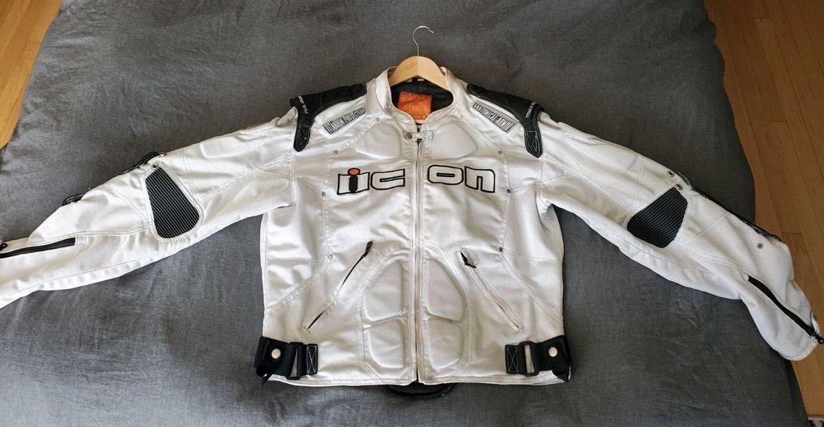Icon TiMax Asphalt Tech Armored Motorcycle Jacket Men's XXL