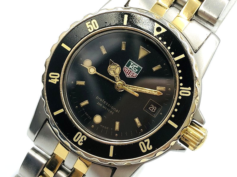 TAG HEUER タグホイヤー WD1420-G-20 プロフェッショナル TAG Heuer Professional Women's Black Watch - WD1420-G-20 for