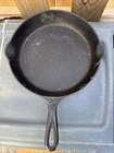 Vintage Wagner National Star No. 8 Cast Iron Skillet 10" Fry Pan Heat Ring