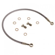 Tusk Rear Atv Steel Braided Brake Line Standard Length Silver Tfk003d145r-sta Tusk Rear Atv Steel Braided Brake Line Standard Length Silver Tfk003d145r-sta