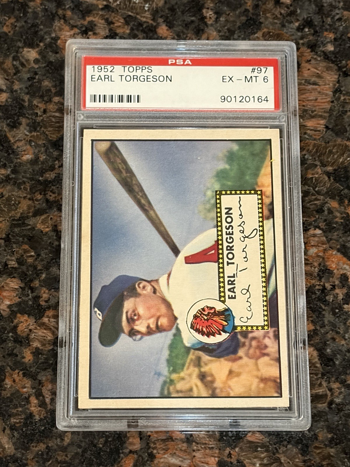 1952 Topps Earl Torgeson #97 Baseball Card PSA 6