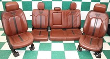 Wear 19 F350 Crew Kr Leather Heat Cool Massage Buckets Backseat Seats Set