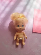 #3 Blue Eyes Blond Ponytail Quints Baby Doll Vintage 1990 Tyco