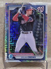 2024 BOWMAN CHROME MEGA DYLAN CREWS #BCP-193 WASHINGTON NATIONALS