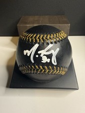Michael King Padres Signed Official Major League Black Baseball Beckett Holo