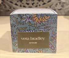 VERA BRADLEY "Gemstone Paisley" Note Cube 550 Sheets NEW SEALED