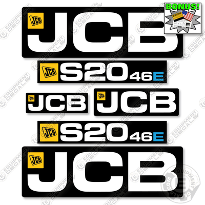 #ad Fits JCB S20 46E Decal Kit Scissor Lift 7 YEAR OUTDOOR 3M VINYL $114.95