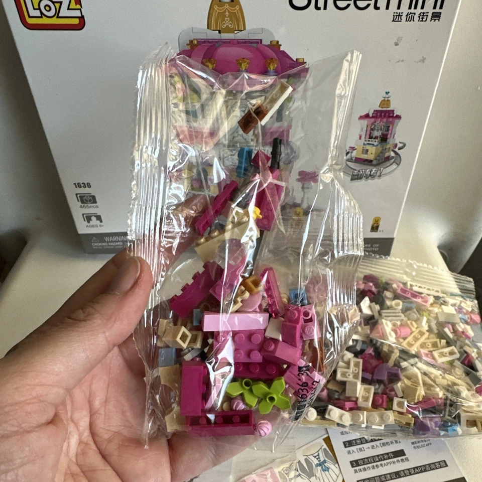 Loz Micro Bricks Mini House Building Blocks Set Wedding Dress Shop New Open Box - Image 3 of 4