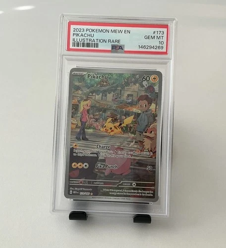 2023 POKEMON MEW EN-151 PIKACHU ILLUSTRATION RARE #173 PSA 10